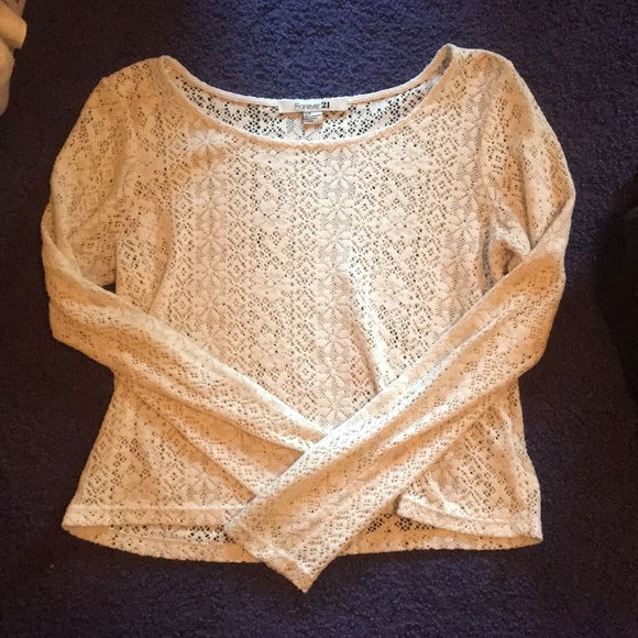 Forever 21 Tops - White lace top